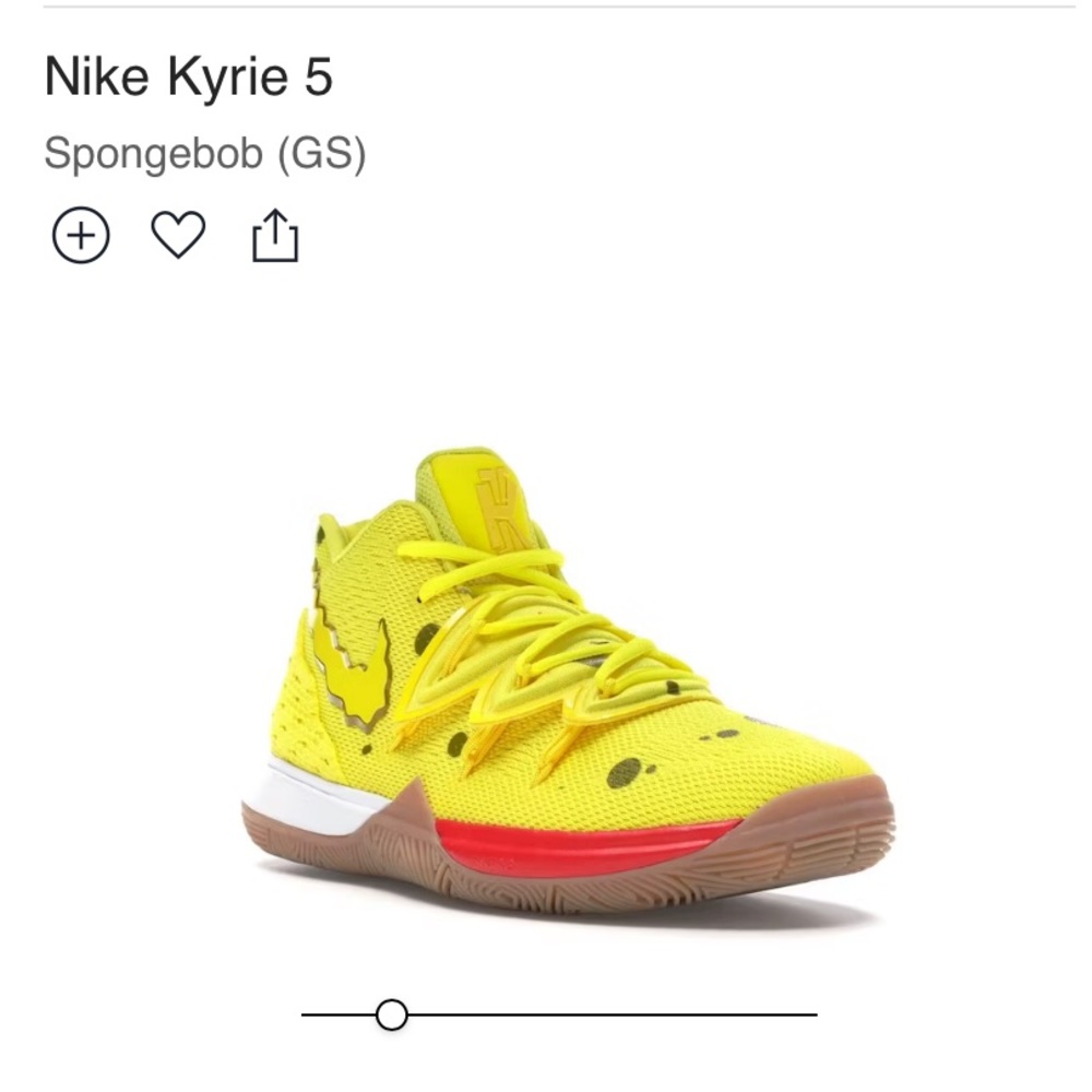 Super cool limited edition. Sponge Bob Nike Kyrie 5.